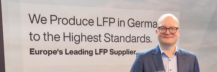 Dr. Stefan Schwarz at the Battery Show Europe 2025
