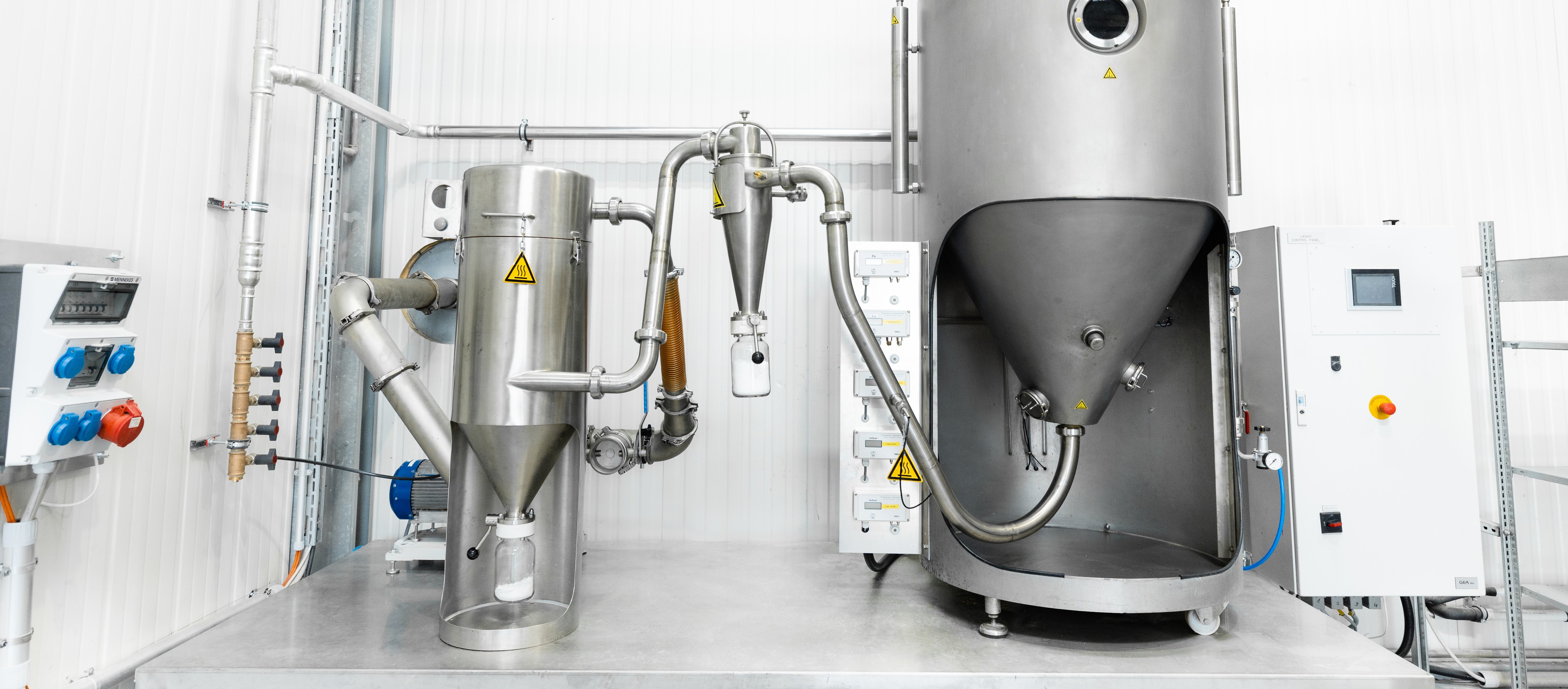 Spray Dryer at IBU-tec - Production of Cathode Active Materials for Li-Ion Battieres